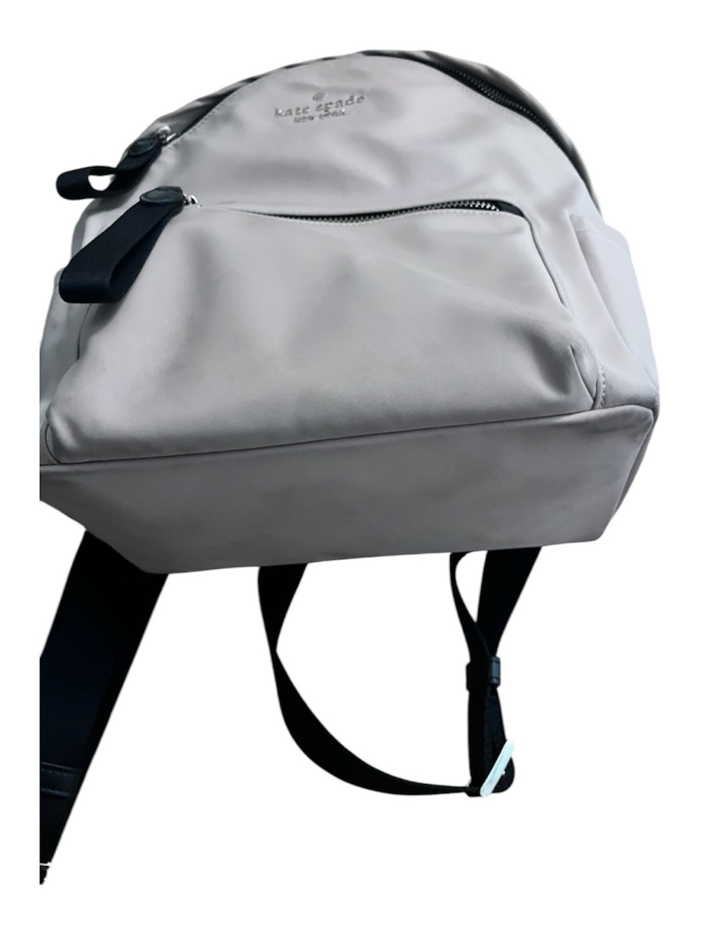 kate spade Gray Nylon Backpack with Black Trim - Picture 3 of 5